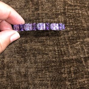 NWOT Purple Tones Jeweled Barrette